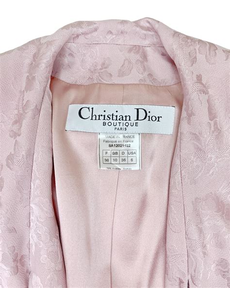 dior pink suit